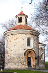 Rotunda of Saint Martin in Vysehrad, Prague, Czech Republic