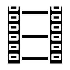 film tape solid icon