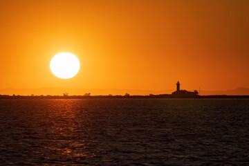 Lighthouse Phare de la Gacholle,  Parc Naturel regional de Camargue, Provence, France