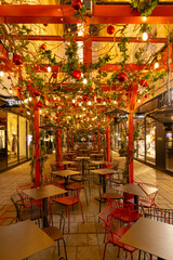 Christmas decorations in downtown, Vienna, Austria