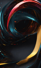 abstract red background with glowing lines