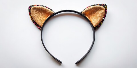 Cute and trendy headband with cat ears, perfect for dressing up or Halloween costumes, fashion, accessory, headband, pet lover