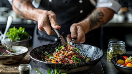 Culinary trends embrace fusion cuisine, blending global flavors and techniques for unique, exciting dishes.