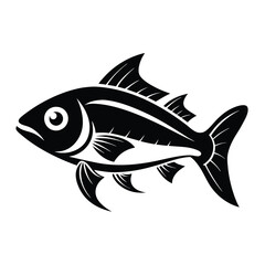 Fish  Silhouette Vector Illustration
