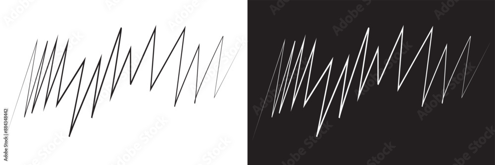 Poster calligraphy swoosh wavy line vector element. isolated on white and black background. vector . eps 10
