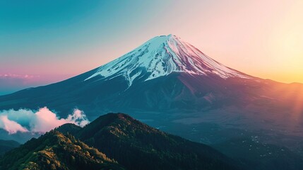 Beautiful view of the mountains