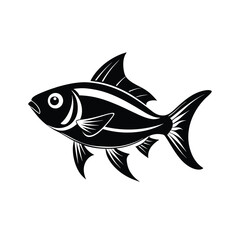 Fish  Silhouette Vector Illustration