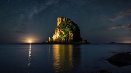 Fototapeta premium sunset over the sea