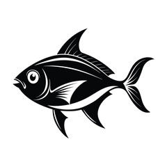 Fish  Silhouette Vector Illustration