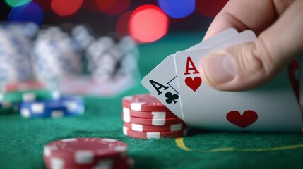 Vibrant poker marketing strategy for online casino, featuring interactive ads, strong branding elements, and targeted outreach to attract new players
