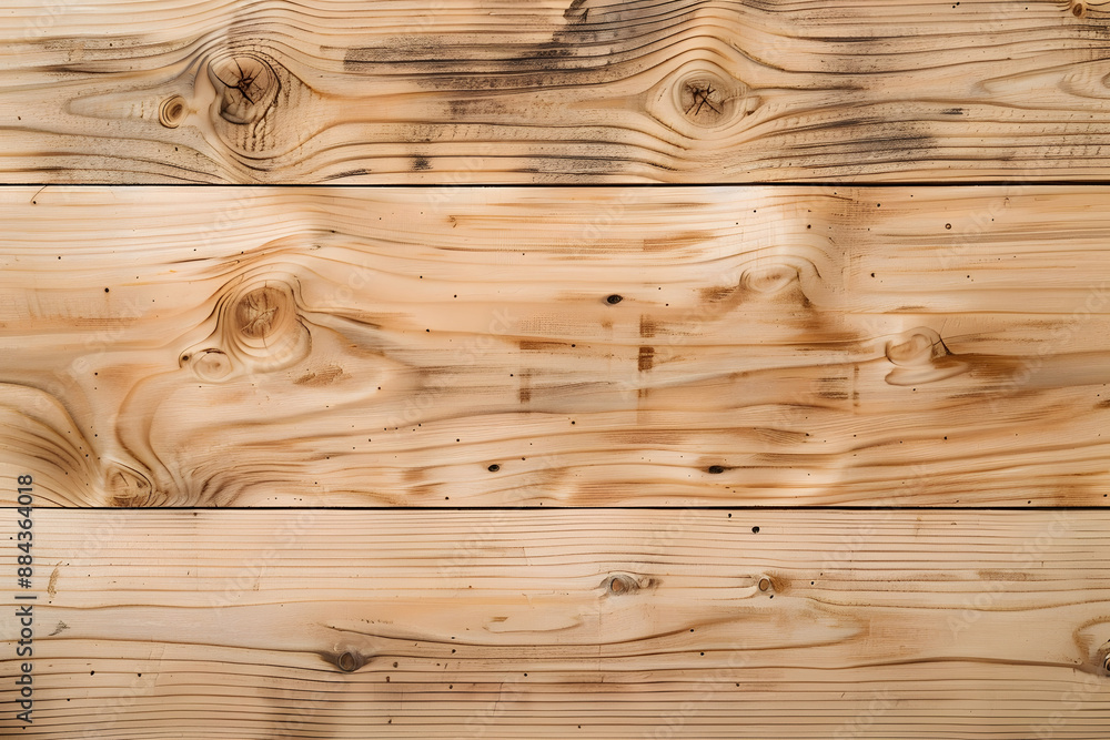 Poster light wood background rustic table texture top view