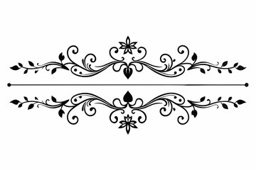 Hand drawn ornament divider collection image