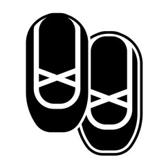 ballet dance performance glyph icon