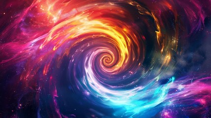 Abstract spiral simple mandala background.