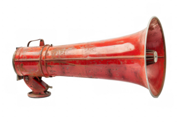 Vintage Red Megaphone