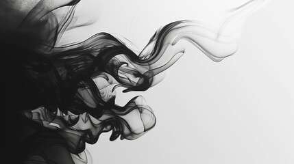 Flowing Smoke Texture Background