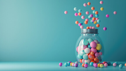 Workshop on imagination and creativity with copy space, covering objects, deep depth of field.