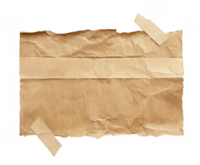 Blank Brown Paper Note