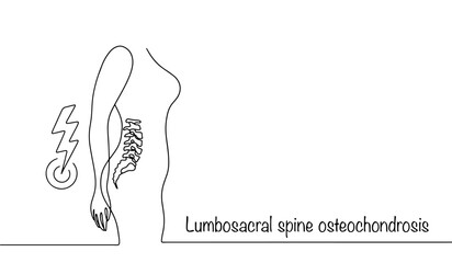Lumbar osteochondrosis
