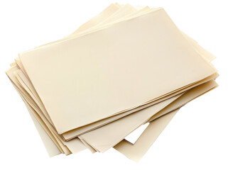 Blank Cream Papers