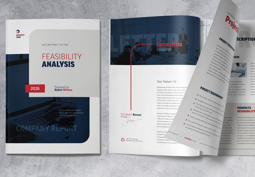 Feasibility Report Brochure Template