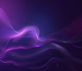 dark purple background glowing soft elements, vaporwave colors, gradient glowing effect