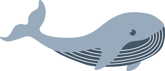 Whale Vector Illustration  ©  Dottie Digitals
