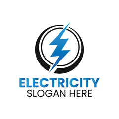 Electricity logo design, power logo