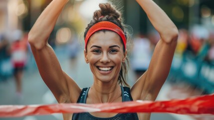 Runner reaches end of long-distance race