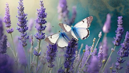 Naklejka premium butterfly on a flower