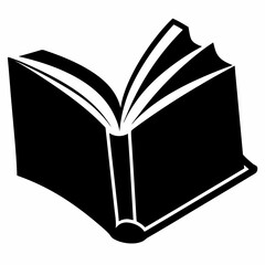 Books Black silhouette