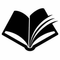 Books Black silhouette