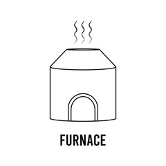 furnace icon illustration