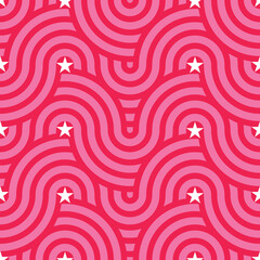 Spiral Star Geometric pattern for Cover Page