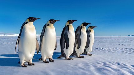 Emperor Penguins in Antarctica