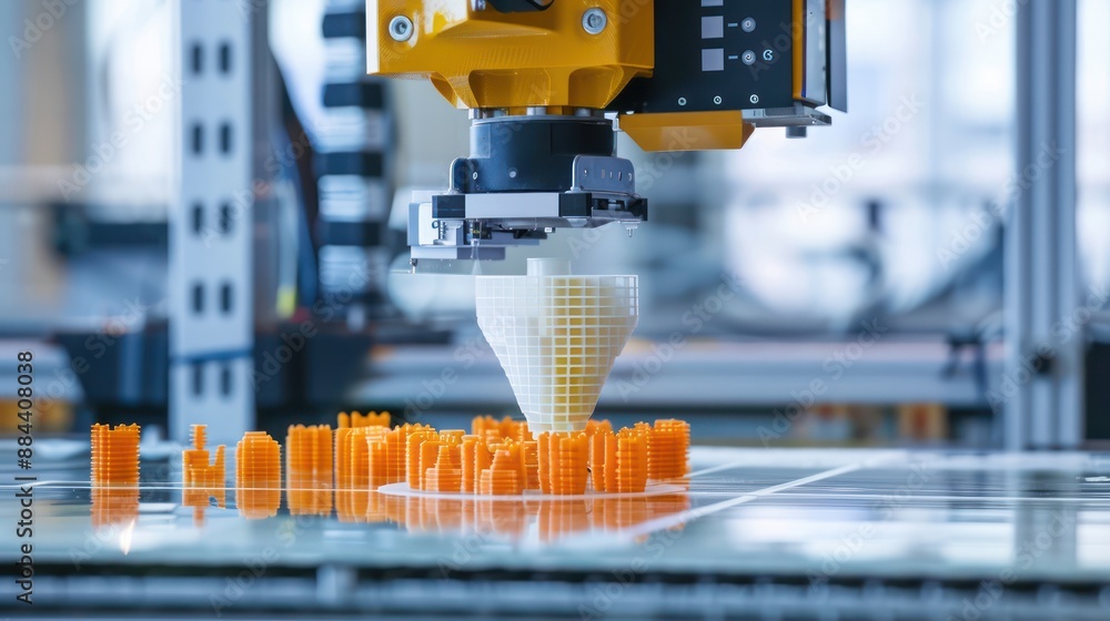 Poster construction technology with 3d printing of building components.