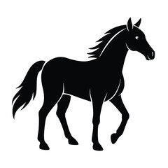 Horse Silhouette Vector Illustration
