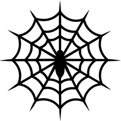 Obraz premium spider, web, halloween, insect, vector, illustration