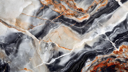 Elegant Blue Agate Slice with Golden Veins Abstract Background