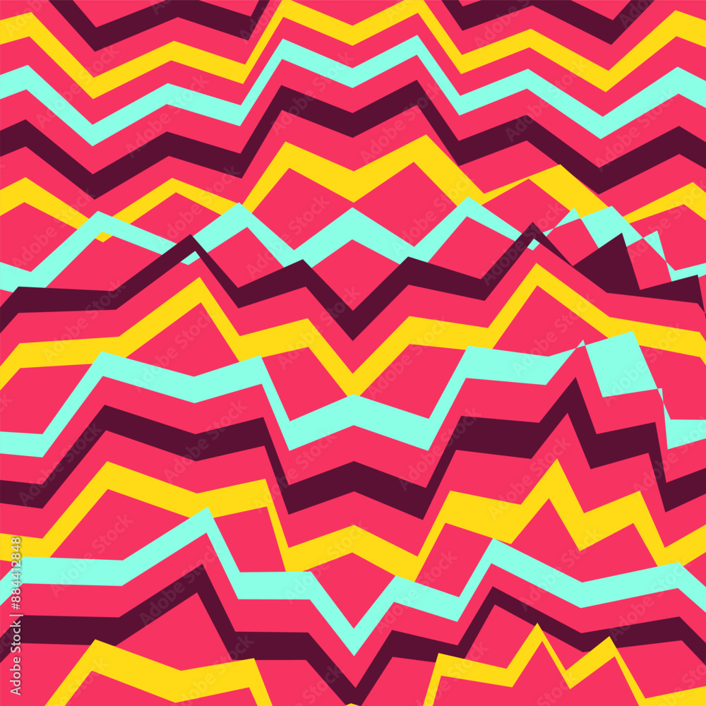 Poster modern abstract shape wavy lines background