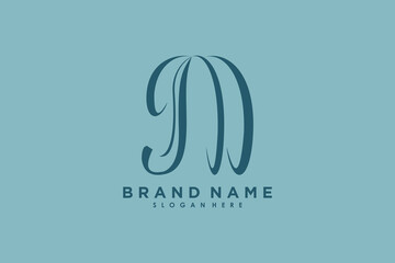 letter m design with modern concept