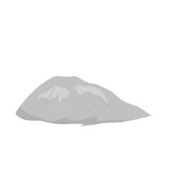 Pile Of Cement Powder Illustration