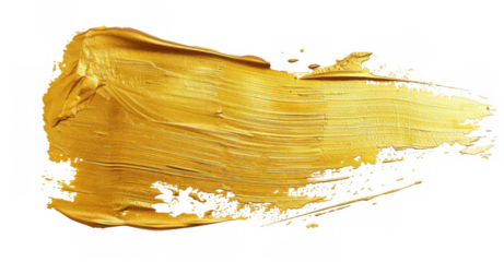 Gold Paint Stroke