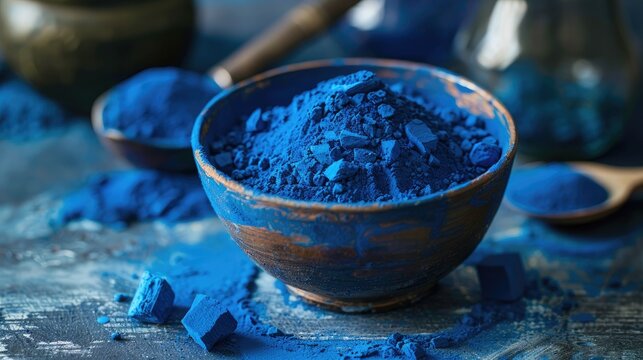 synthetic blue iron oxide dye