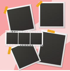 blank photo frame template