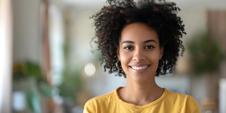 Brazilian woman hosting virtual fashion show in her living room. Concept Virtual Fashion Show, Brazilian Woman, Living Room Setup, Trendy Outfits, Runway Walk