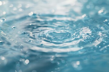 Abstract Water Ripples and Bubbles