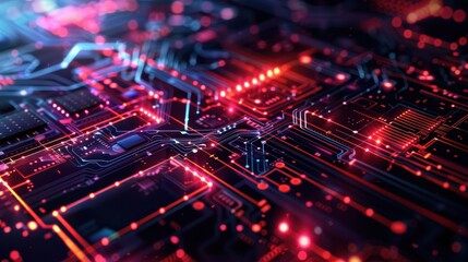 Obraz premium abstract technology background