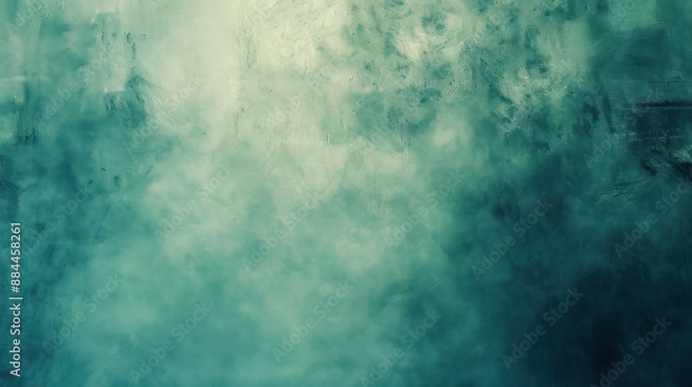 Poster soft-focus abstract teal background with gentle textures and gradients