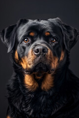 Obraz premium Rottweiler dog in Vogue style